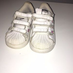 Adidas superstar shoes size 7 toddlers